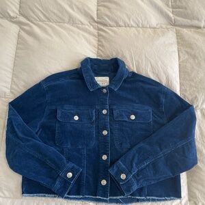 Cleo + Wolf Blue Corduroy Jacket